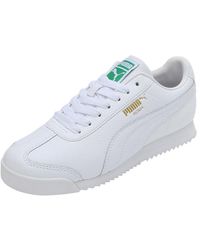 Puma roma blanche hotsell