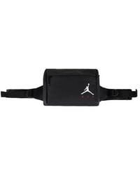 Nike - Jordan Adjustable Straps Black Graphic Logo Crossbody Waist Bag Db8211 010 - Lyst