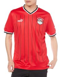 PUMA - S Egypt Home Jersey 2022 2023 Short Sleeve Red S - Lyst