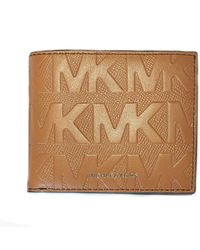 Kors Men s Andy Leather L-fold Wallet with ID - Luggage - Michael