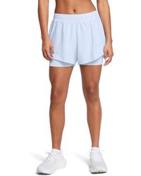 Under Armour - Fly by 2-in-1 Shorts L - Lyst