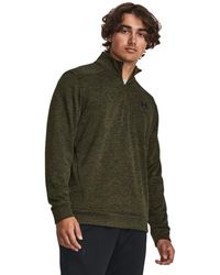 Under Armour - Mens Armour Fleece Twist Quarter Zip, - Lyst