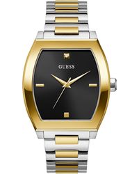 Guess - Orologio Analogico al Quarzo da Uomo con Cinturino in Acciaio Inossidabile GW0847G1 - Lyst