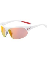 Nike - White Sunglasses Skylon Ace Grey/red Mirror - Lyst