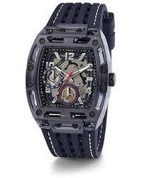 Guess - Blue Strap Navy Dial Navy - Lyst
