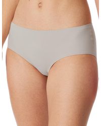 Schiesser - Trägertop Baumwolle - Luxury, Mineral_181512, 36 - Lyst