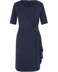 Betty Barclay - Jerseykleid mit Volant dunkelblau,40 - Lyst