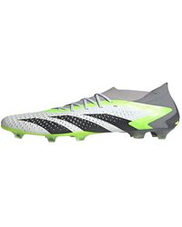 adidas - Unisex Predator Accuracy.1 L Fg - Soccer, Football Boots, Cloud White/core Black/lucid Lemon, 9.5 - Lyst