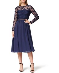 TRUTH & FABLE womens Mini Lace A-Line Dress Dresses 