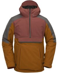 Volcom - Brighton Pullover Anarok Hooded Snowboard Jacket - Lyst