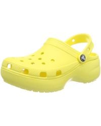Crocs™ - Schuhe reduziert Classic Platform Clog - Banana, Größe:37/38 EU - Lyst