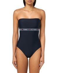 Tommy Hilfiger - Full Coverage Banded One Piece - Lyst