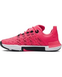 Under Armour - S W Tribase Reign 5 Trainers Pink Shock 5 - Lyst