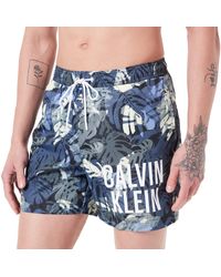 Calvin Klein - Estampado de cordón Medio Bañador para Hombre - Lyst