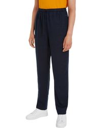 Tommy Hilfiger - Stoffhose Casual Linen Pull On Pant Tapered Fit - Lyst