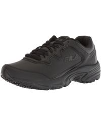 fila women's memory fresh start slip resistant work shoe