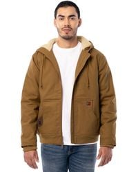 Wrangler - Sherpa Lined Full Zip Jacket - Lyst