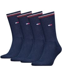 Tommy Hilfiger - Lifestyle Crew Socken/lange Tennissocken für & 4-er Pack - Lyst