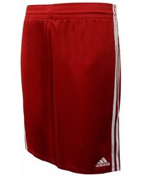 adidas - Essential Kit 3.0 Stretch Waist Bottoms Red White S Shorts S07292 - Lyst
