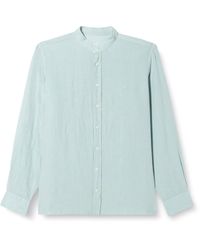 Hackett - Hackett Garment Dyed P Long Sleeve Shirt L - Lyst