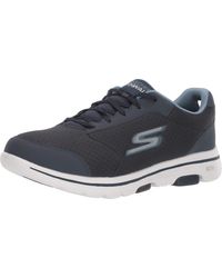 Skechers - Gowalk 5 Qualify-Athletic Mesh Lace Up Performance Walking Shoe Sneaker - Lyst