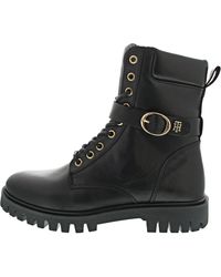 Tommy Hilfiger - Buckle Lace Up Boot Fashion - Lyst