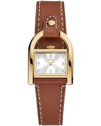 Fossil - Harwell Quartz Stainless Steel And Eco Leather Three-hand Watch - Lyst