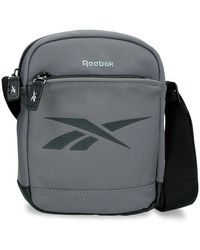 Reebok - Newport Shoulder Bag Medium Gray 17x22x6 Cm Polyester - Lyst