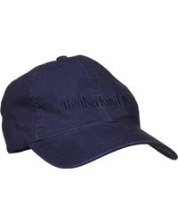 Timberland - Gorra de Lona de algodón para Hombre con Correa Trasera y Cierre de Metal - Azul - Talla - Lyst