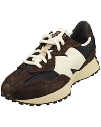 New Balance - 327 Unisex Fashion Trainers In Dark Brown - 8.5 Uk - Lyst