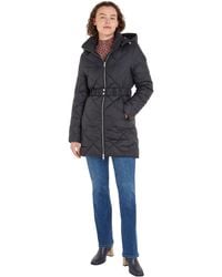 Tommy Hilfiger - Belted Quilted Down Jacket Winter - Lyst