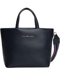 Tommy Hilfiger - TH Logotape Mini Tote Aw0aw17694 - Lyst