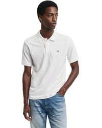 GANT - Reg EMB Archive Shield Polo - Lyst