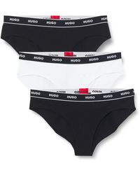 HUGO - Triplet Brief Stripe Letter - Lyst