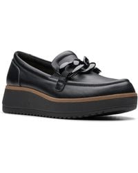 Clarks - Zylah May ( Leather) Flat Shoes - Lyst