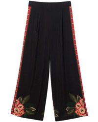 Pantaloni palazzo e alla zuava Desigual da donna - Fino al 66% di sconto |  Lyst
