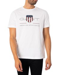 GANT - Archive Shield T-shirt - Lyst
