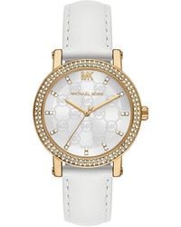 Michael Kors - Orologio Analogico al Quarzo Donna con Cinturino in Pelle MK7551 - Lyst