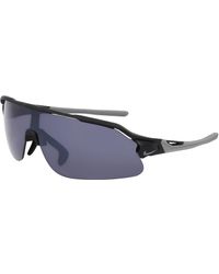 Nike - Occhiali da Sole FLYFREE SHIELD EV24033 010 MATTE BLACK/GREY/LL ORANGE 72/05/130 Uomo - Lyst