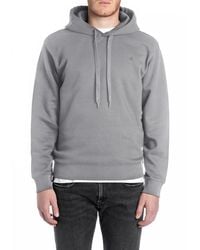 Replay - M3103 Felpa con Cappuccio - Lyst