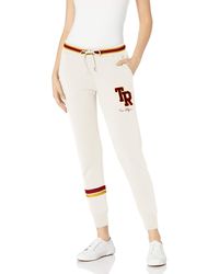 True Religion Velour Slim Fit Jogger Sweatpant in Ruby Red (Red) - Lyst