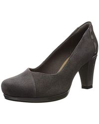 Clarks Chorus Carol, Zapatos de Tacón para Mujer - Gris