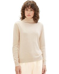 Tom Tailor - 1039821 Basic Pullover mit Rollkragen - Lyst