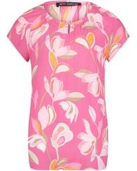 Betty Barclay - Casual-Bluse mit Muster Pink/Rosa,40 - Lyst