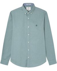 Springfield - Camisa Oxford LS Solid Color - Lyst