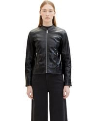 Tom Tailor - Lederjacke - Lyst