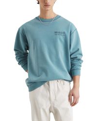 Marc O' Polo - Denim Sweatshirt aus Bio-Baumwolle Relaxed Fit - Lyst