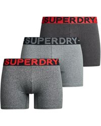 Superdry - Boxer Triple Pack Boxershorts - Lyst