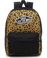 vans leopard print rucksack