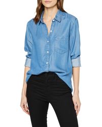 womens levi denim shirt uk